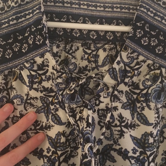 Blue and white summer dress - Picture 2 of 5